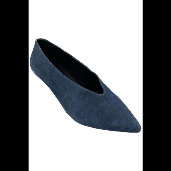 Seychelles Women's Libertine Heeled Mule Denim/Blue/Suede - Medium